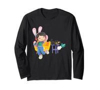 Paul Frank Bunny Girl E Mika Il Gatto A Casa Maglia a Manica