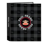 Raccoglitore ad anelli Paul Frank Campers Nero A4 [27 x 33 x 6 cm]