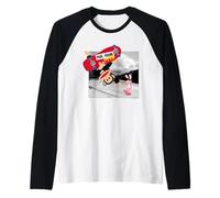 Paul Frank Julius E Bunny Girl Skateboarding Maglia con Maniche Raglan