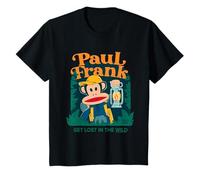 Paul Frank Julius Monkey Ottenere Perso in Il Selvaggio Campeggio Bambini Maglietta