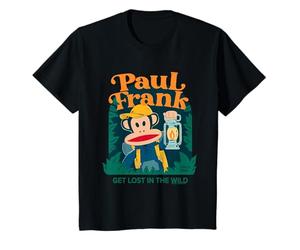 Paul Frank Julius Monkey Ottenere Perso in Il Selvaggio Campeggio Bambini Maglietta