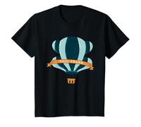 Paul Frank Julius The Monkey Hot Air Balloon Avventura Bambini Maglietta