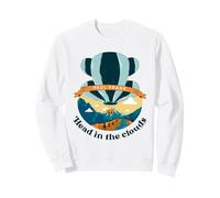 Paul Frank - Testa di Mongolfiera tra Le Nuvole Felpa