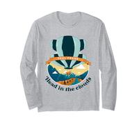 Paul Frank - Testa di Mongolfiera tra Le Nuvole Maglia a Manica