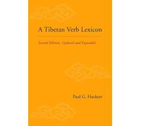 Paul G. Hackett Tibetan Verb Lexicon (Tascabile)