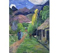 Paul Gauguin Manifesti Strada a Tahiti Tela Arte Della Parete Impressionista Paesaggio Pittura Paul Gauguin Stampe Per Home Decor Immagine 40x50cm Senza Cornice