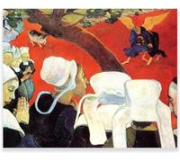 Paul Gauguin Poster Visione Dopo il Sermone Vintage Arte Della Parete Paul Gauguin Pittura Su Tela Paul Gauguin Stampe Per Home Decor Quadro 40x50cm Senza Cornice