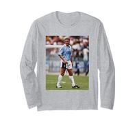 Paul Gazza Gascoigne Gioca per la Lazio Football 1992 Maglia a Manica