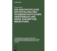 Paul Görlich Die Geschichtliche Entwicklung Des Wissenschaftl (Copertina rigida)