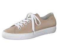 Paul Green Donna Scarpe Stringate 4704, Signora Scarpe comode Larghezza: Normale (Wms),Scarpa Bassa Comfort,Lacci,Comodo,Beige (Black),41 EU / 7.5 UK