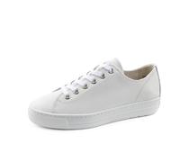 Paul Green Donna Scarpe Stringate 5704, Signora Scarpe comode Larghezza: Normale (Wms),Scarpa Bassa Comfort,Lacci,Weiß/Silber (Black),40 EU / 6.5 UK