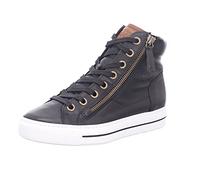 Paul Green Donna Scarpe Stringate, Signora Scarpe comode,Scarpa Bassa Comfort,Lacci,Comodo,Schwarz (Black/Cognac),40 EU / 6.5 UK
