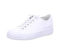 Paul Green Donna Scarpe Stringate, Signora Scarpe comode,Soletta Removibile,Scarpa Bassa Comfort,Lacci,Comodo,Weiß (White/Silver),42 EU / 8 UK