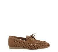 Paul Green Donna - Slipper & Mocassino 1218-009 in marrone forato/intrecciato, marrone, 38.5 EU