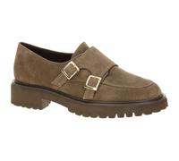 Paul Green Pantofole e mocassini da donna 1240-001, in pelle scamosciata marrone, marrone, 36 EU