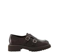 Paul Green Pantofole e mocassini da donna 1240-004, in pelle di rettile, marrone