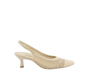 Paul Green Peeptoes & Slingpumps 6222-009 in beige forato/intrecciato