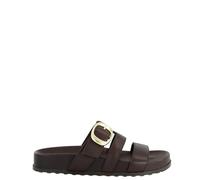 Paul Green Sandali da donna 6171-029 in pelle liscia marrone, marrone, 41 EU