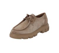 Paul Green Scarpe stringate da donna 1183-028 in pelle grezza beige, marrone, 37.5 EU