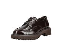 Paul Green Scarpe da donna con lacci, 1237-006, in marrone laccato/spazzolato, marrone, 40.5 EU