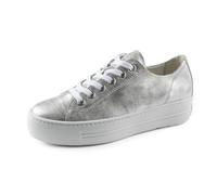 Paul Green Scarpe da donna Super Soft Pauls, scarpe da ginnastica basse, argento metallizzato 67x, 39 EU