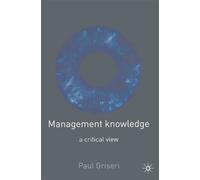 Paul Griseri Management Knowledge (Tascabile)