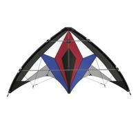 Paul Günther 1041 - Aquilone sportivo da acrobazia Flexus 150 GX, aquilone da acrobazia per piloti esperti, vela in poliestere ripstop antistrappo e aste in fibra di vetro, circa 150 x 65 cm.