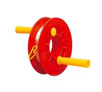 Paul Günther 1256-Argano Circa 100 m di Filo, carico di Rottura 10 kg, Come Accessorio Ideale per Tutti Gli aquiloni Comuni, Colore Red, Yellow, Large, 1256