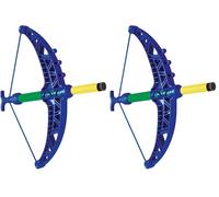 Paul Günther 1552 - Set Arco e frecce Bulls Eye, Arco con 3 dardi in Morbida Schiuma, per Bambini a Partire dai 4 Anni, Incluso Bersaglio da Ritagliare, Circa 26 x 29 cm (Confezione da 2)