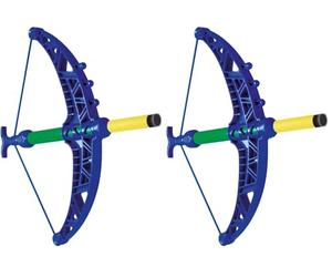 Paul Günther 1552 - Set Arco e frecce Bulls Eye, Arco con 3 dardi in Morbida Schiuma, per Bambini a Partire dai 4 Anni, Incluso Bersaglio da Ritagliare, Circa 26 x 29 cm (Confezione da 2)