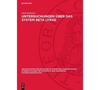 Paul Guthnick Untersuchungen Über Das System Beta Lyrae (Copertina rigida)