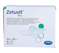 Paul Hartmann Zetuvit Plus - Compresse a ventosa sterili, 10 x 10 cm, 10 pezzi