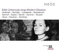 Paul Hindemith Edith Urbanczyk Sings Modern Classics (CD) Album