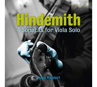 Paul Hindemith Hindemith: 4 Sonatas for Viola Solo (CD) Album