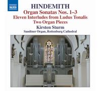 Paul Hindemith Hindemith: Organ Sonatas Nos. 1-3 (CD) Album