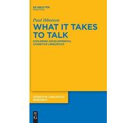 Paul Ibbotson What it Takes to Talk (Copertina rigida)