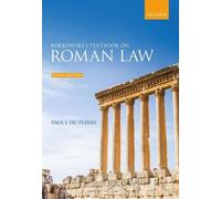 Paul J. du Plessis Borkowski's Textbook on Roman Law (Tascabile)
