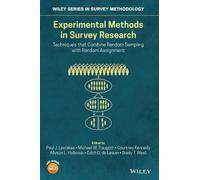 Paul J. Lavrakas Experimental Methods in Survey Research (Copertina rigida)
