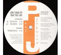 Paul Johnson (2) - Paul Johnson - Don't Make Me Wait Too Long - CBS