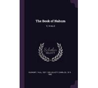 Paul Kleinert Charles Elliott The Book of Nahum (Tascabile)