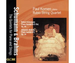 Paul Komen Brahms: Piano Quintet op44; Schumann: Piano Quintet op34 (CD)