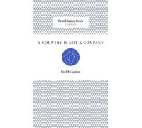 Paul Krugman A Country Is Not a Company (Copertina rigida)