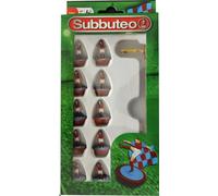 Subbuteo Football Team Set (Claret/ Blue)