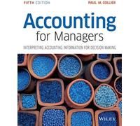 Paul M. Collier Accounting for Managers (Tascabile)