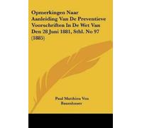 Paul Matthieu V Opmerkingen Naar Aanleiding Van De Preventieve Voors (Tascabile)