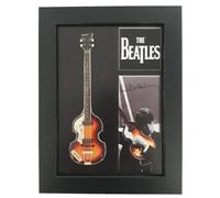 Paul Mccartney Cornice Chitarra The Beatles Hofner Basso Firma Foto Miniatura