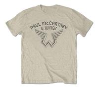 Paul Mccartney Wings Logo Sand ufficiale Uomo maglietta unisex