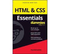 Paul McFedries HTML & CSS Essentials For Dummies (Tascabile)
