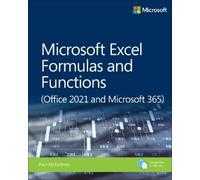 Paul McFedries Microsoft Excel Formulas and Functions (Office 2021 a (Tascabile)