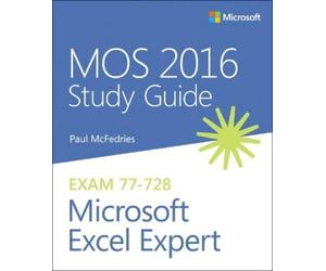 Paul McFedries MOS 2016 Study Guide for Microsoft Excel Expert (Tascabile)